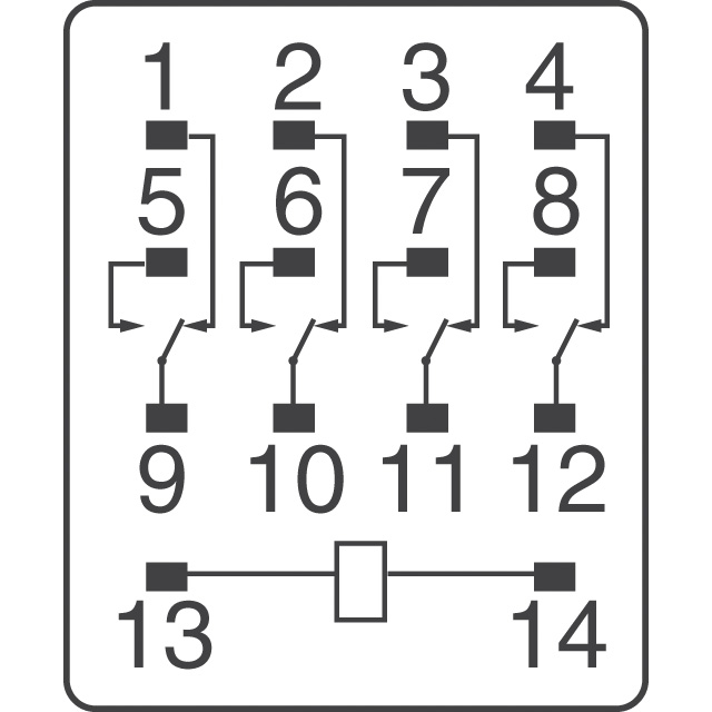 MY4N DC12 (S) Omron Automation and Safety  Power Relays Over 2 Amps